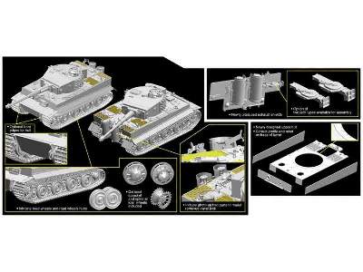 Sd.Kfz.181 Pz.Kpfw.VI Ausf.E Tiger I, Feb. 1944 Production - zdjęcie 2