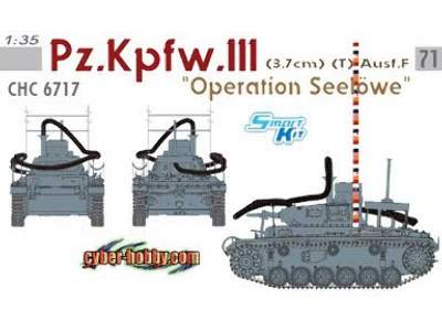 Panzer III Pz.Kpfw.III 3.7cm T Ausf F Operation Seelowe - zdjęcie 1