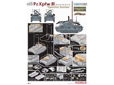Panzer III Pz.Kpfw.III 3.7cm T Ausf F Operation Seelowe - zdjęcie 2