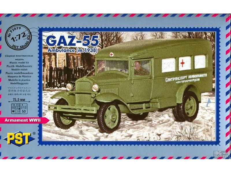 Gaz-55 Ambulans - model 1938 - zdjęcie 1 Gaz-55 Ambulans - model 1938 - zdjęcie 1