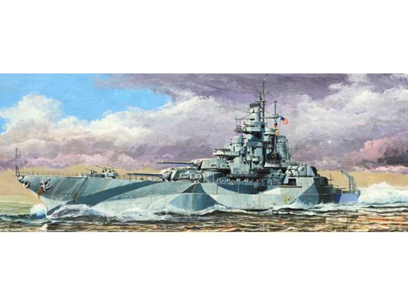 USS West Virginia BB-48 1945 - zdjęcie 1 USS West Virginia BB-48 1945 - zdjęcie 1