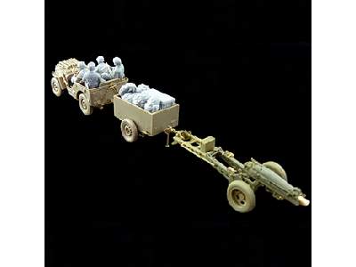 British Airborne 75mm Pack Howitzer & 1/4 Ton Truck w/Trailer - zdjęcie 19