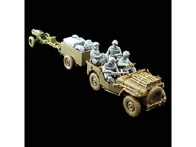 British Airborne 75mm Pack Howitzer & 1/4 Ton Truck w/Trailer - zdjęcie 20