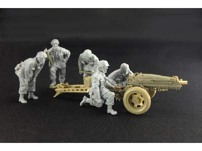 75mm Pack Howitzer M1A1 British Airborne Version & Gun Crew - zdjęcie 9