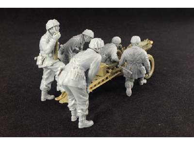 75mm Pack Howitzer M1A1 British Airborne Version & Gun Crew - zdjęcie 11