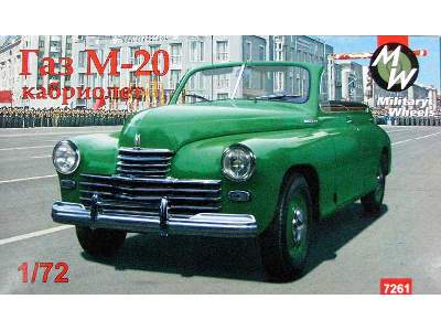 Gaz-M20 Pobieda - kabriolet - samochód radziecki - zdjęcie 1