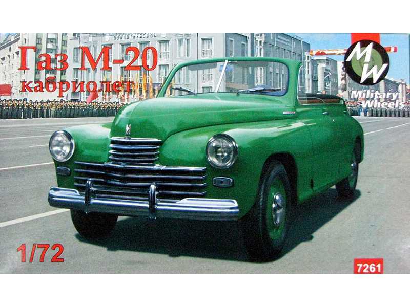 Gaz-M20 Pobieda - kabriolet - samochód radziecki - zdjęcie 1