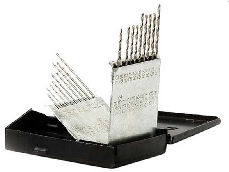 Zestaw 20 wierteł w metalowym etui - zdjęcie 1 Zestaw 20 wierteł w metalowym etui - zdjęcie 1