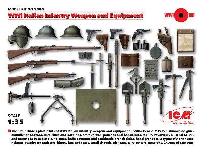 Broń i wyposażenie włoskiej piechoty - I W.Ś. - zdjęcie 6