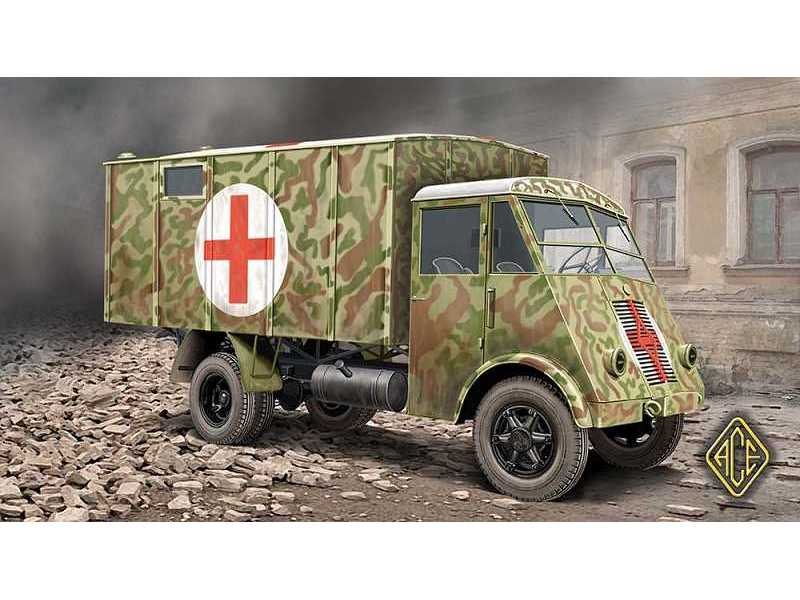 3,5t Renault AHR francuska ciężarówka ambulans - zdjęcie 1 3,5t Renault AHR francuska ciężarówka ambulans - zdjęcie 1