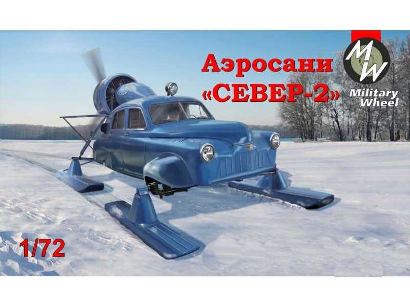 Sowieckie aerosanie "Sever-2" ("North-2") - zdjęcie 1 Sowieckie aerosanie "Sever-2" ("North-2") - zdjęcie 1