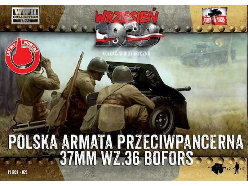 Bofors 37mm WZ.36 polska armata przeciwpancerna - zdjęcie 1 Bofors 37mm WZ.36 polska armata przeciwpancerna - zdjęcie 1