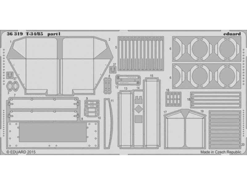 T-34/85 1/35 - Academy Minicraft - zdjęcie 1