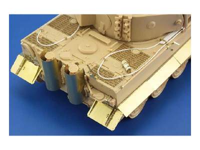 Tiger I late fenders 1/35 - Academy Minicraft - zdjęcie 6