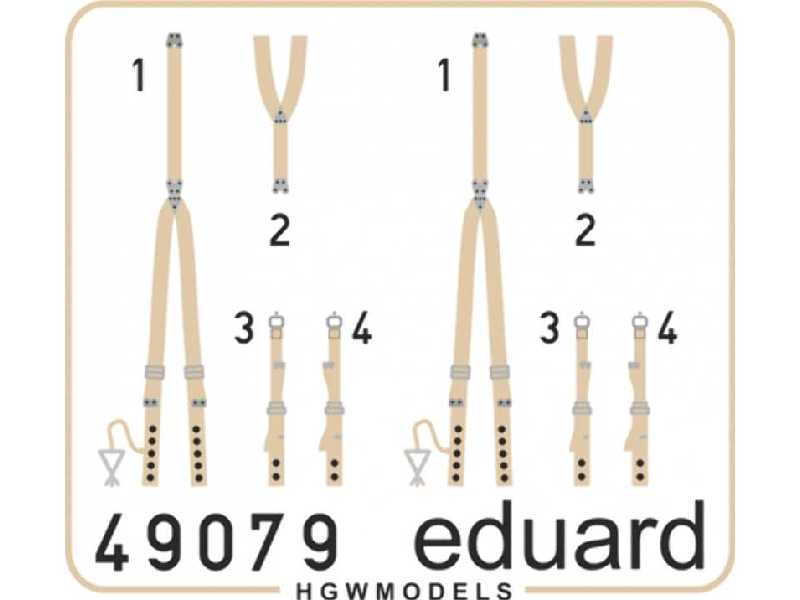 Seatbelts RAF WWII SUPER FABRIC 1/48 - zdjęcie 1