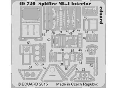 Spitfire Mk. I interior S. A. 1/48 - Airfix - zdjęcie 1