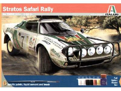 Stratos Safari Rally z farbami i klejem - zdjęcie 1