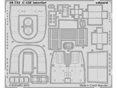 C-45F interior S. A. 1/48 - Icm - zdjęcie 1