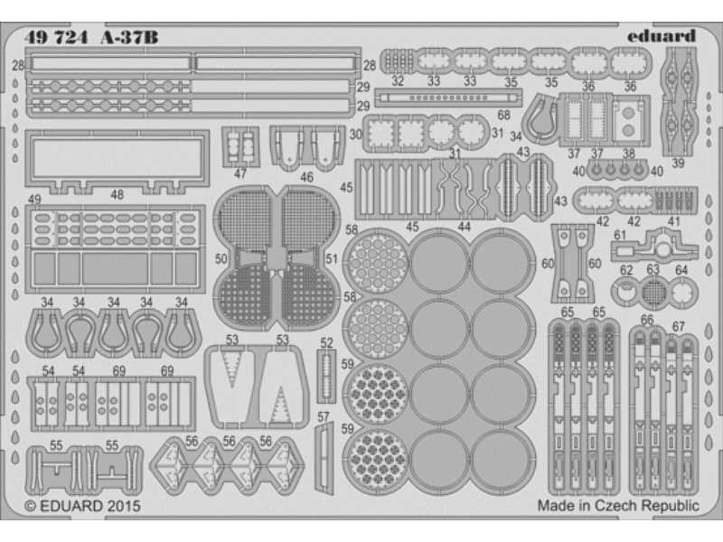 A-37B S. A. 1/48 - Trumpeter - zdjęcie 1