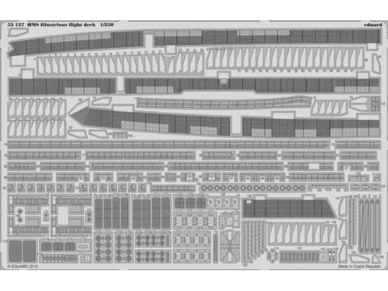 HMS Illustrious flight deck 1/350 - Airfix - zdjęcie 1