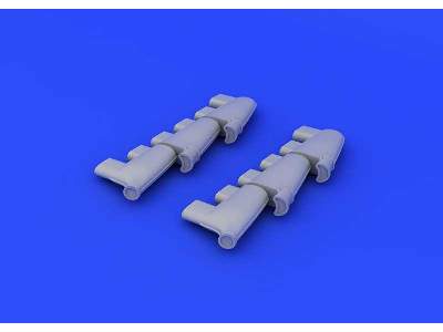 Spitfire Mk. I exhaust stacks 1/48 - Airfix - zdjęcie 3