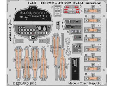 C-45F interior S. A. 1/48 - Icm - zdjęcie 1