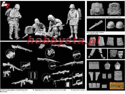 Figurki U.S. 10th Mountain Division Italy 1945 Gen2 - zdjęcie 2