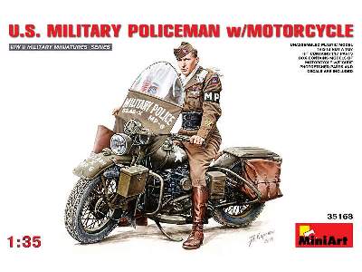 Amerykański żandarm na motocyklu - zdjęcie 1