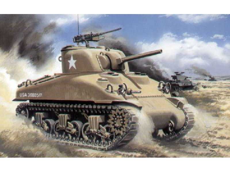 Czołg średni M4A1 Sherman - zdjęcie 1 Czołg średni M4A1 Sherman - zdjęcie 1