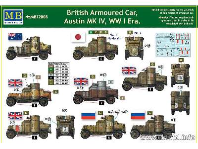 Austin MK IV - brytyjski samochód pancerny - I W.Ś. - zdjęcie 2