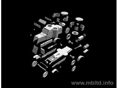 Austin MK IV - brytyjski samochód pancerny - I W.Ś. - zdjęcie 7