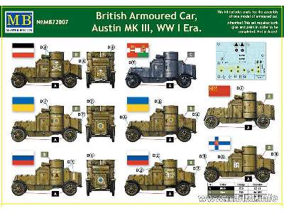 Austin MK III - brytyjski samochód pancerny - I W.Ś. - zdjęcie 2