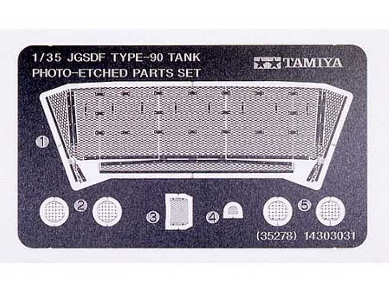 JGSDF Type90 Tank Etched Set - zdjęcie 1 JGSDF Type90 Tank Etched Set - zdjęcie 1
