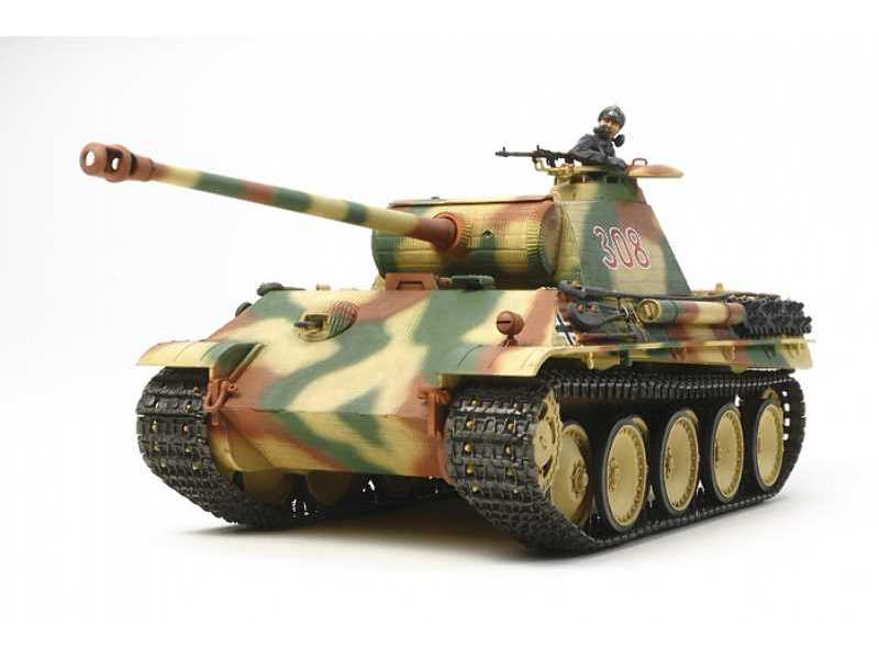 Panther Ausf.G wczesna - z silnikiem i figurką - zdjęcie 1