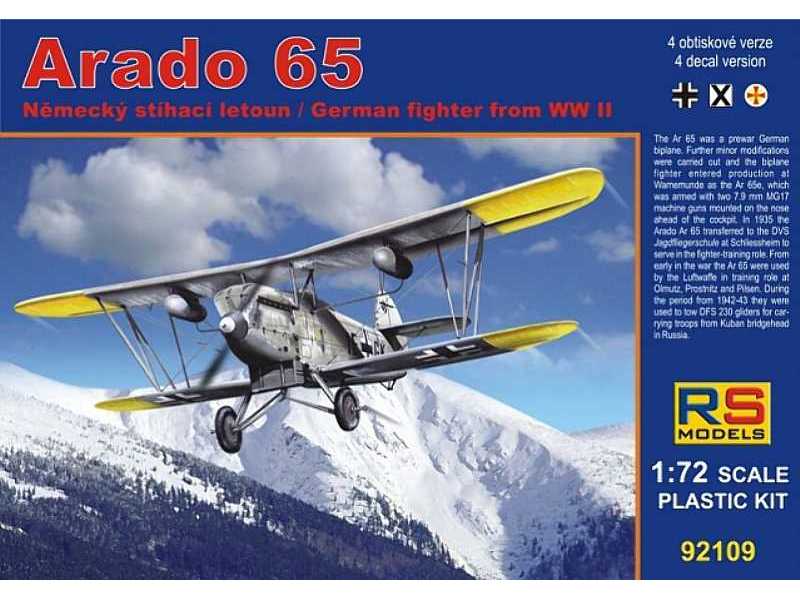 Arado 65 Luftwaffe Schlepper - zdjęcie 1 Arado 65 Luftwaffe Schlepper - zdjęcie 1