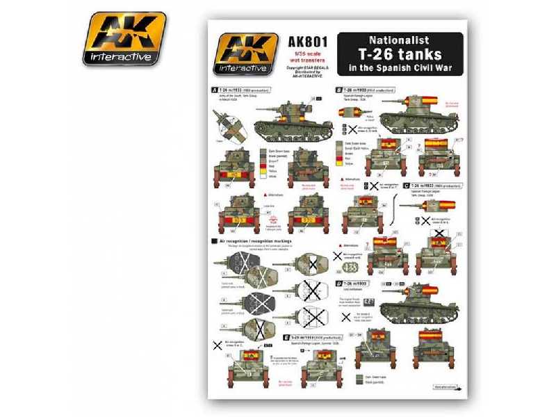 Wet Transfer Nationalist T-26 In The Spanish Civil War - zdjęcie 1