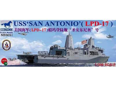 USS San Antonio LPD-17 amerykański okręt desantowy - zdjęcie 1