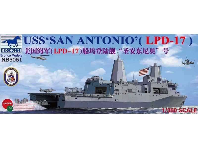 USS San Antonio LPD-17 amerykański okręt desantowy - zdjęcie 1