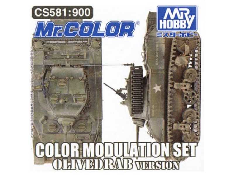 Mr. Color - Color Modulation Set Olivedrab - zdjęcie 1 Mr. Color - Color Modulation Set Olivedrab - zdjęcie 1