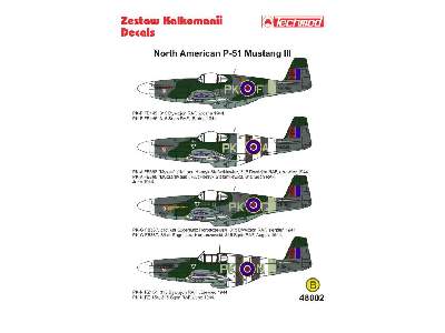 Kalkomania - North American P-51 Mustang III - zdjęcie 2