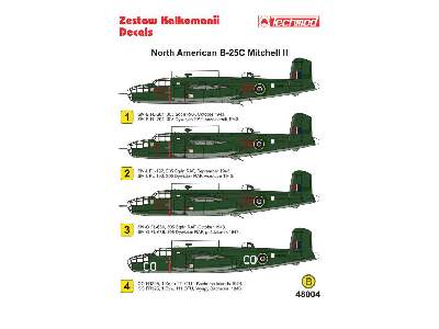 Kalkomania - North American B-25C Mitchell II - zdjęcie 2