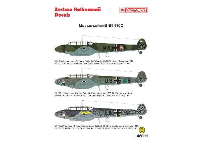 Kalkomania - Messerschmitt Bf 110C - zdjęcie 2