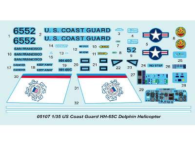 HH-65C Dolphin śmigłowiec straży przybrzeżnej - zdjęcie 3