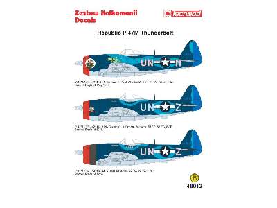 Kalkomania - Republic P-47M Thunderbolt - zdjęcie 2