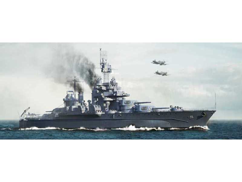 USS Maryland BB-46 1945 - zdjęcie 1 USS Maryland BB-46 1945 - zdjęcie 1