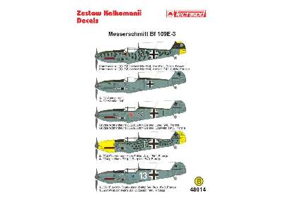 Kalkomania - Messerschmitt Bf 109E-3 - zdjęcie 2