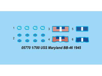 USS Maryland BB-46 1945 - zdjęcie 3