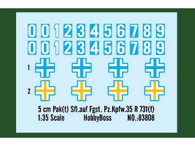5 cm Pak(t) Sfl.auf Fgst. Pz.Kpfw.35 R 731(f) - zdjęcie 3