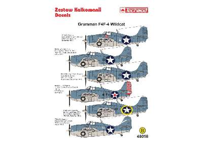 Kalkomania - Grumman F4F-4 Wildcat - zdjęcie 2