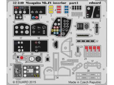 Mosquito Mk. IV interior S. A. 1/32 - Hk Models - zdjęcie 1